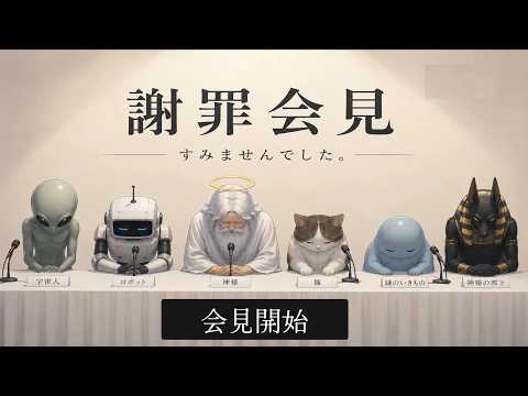 色々な生き物の立場になって謝罪会見を行うゲーム【謝罪会見シミュレーター】